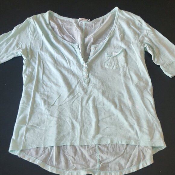 Abercrombie & Fitch Light Green Blouse - Picture 1 of 8